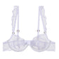 Französischer Stil Unterwäsche Damen Sommer Ultraleicht Rein Bestickte Spitze Unterwäsche Große Brust Kleine Anti-Sagging Sexy BH-Set