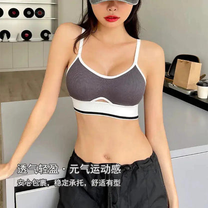 French Triangle Cup Traceless Sports Underwear Women&