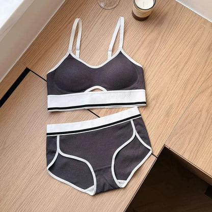 French Triangle Cup Traceless Sports Underwear Women&