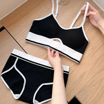 French Triangle Cup Traceless Sports Underwear Women&