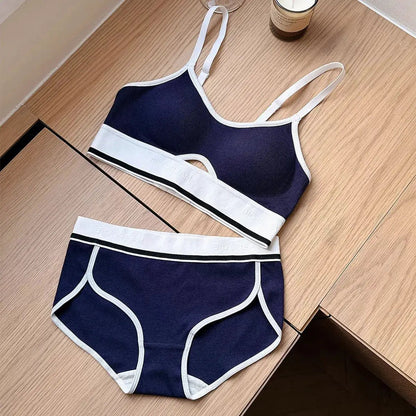 French Triangle Cup Traceless Sports Underwear Women&
