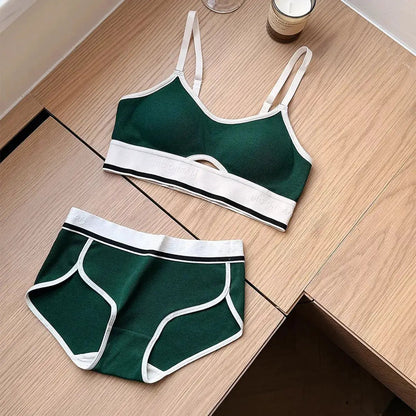 French Triangle Cup Traceless Sports Underwear Women&