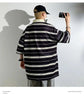 2024 New Summer Men POLO Shirt Trend Loose Clothing Students Short-sleeved T Shirt Tops Round Neck Five-quarter Sleeve Harajuku SHOPEZRA L.L.C.