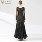 Ballroom Dance Performance Dresses Women Simple Style Waltz Dancing Wear Adult Elegant Ballroom Competition Social Dancing Dress SHOPEZRA L.L.C.