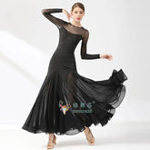 Ballroom Dance Performance Dresses Women Simple Style Waltz Dancing Wear Adult Elegant Ballroom Competition Social Dancing Dress SHOPEZRA L.L.C.
