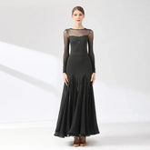 Ballroom Dance Performance Dresses Women Simple Style Waltz Dancing Wear Adult Elegant Ballroom Competition Social Dancing Dress SHOPEZRA L.L.C.