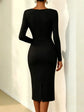 Banquet Dress for Women Elegant Sweet 3D Flower Ruched Bodycon Midi Robe Female Party Prom Vestidos Evening Gown Lady SHOPEZRA L.L.C.
