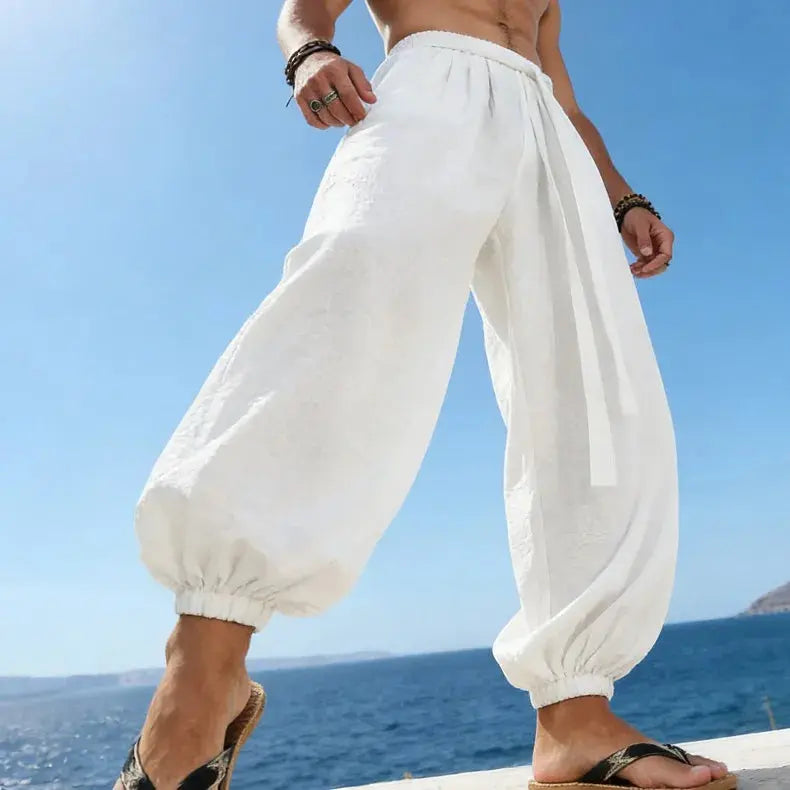 FGKKS Brand New Men Pants Fashion Casual Holiday Comfortable Cotton Loose Style Spring Pants Man Traveling Trousers SHOPEZRA L.L.C.