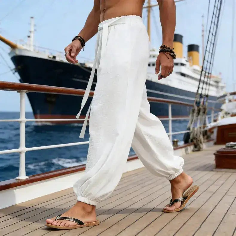 FGKKS Brand New Men Pants Fashion Casual Holiday Comfortable Cotton Loose Style Spring Pants Man Traveling Trousers by Dropshipman