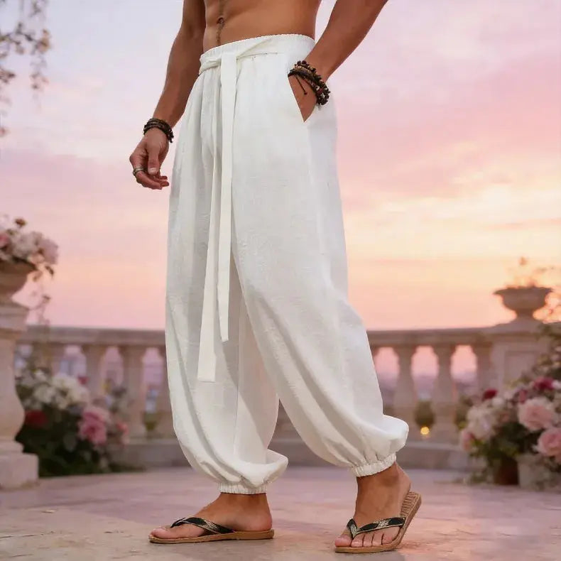 FGKKS Brand New Men Pants Fashion Casual Holiday Comfortable Cotton Loose Style Spring Pants Man Traveling Trousers SHOPEZRA L.L.C.
