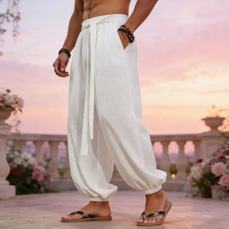 FGKKS Brand New Men Pants Fashion Casual Holiday Comfortable Cotton Loose Style Spring Pants Man Traveling Trousers SHOPEZRA L.L.C.