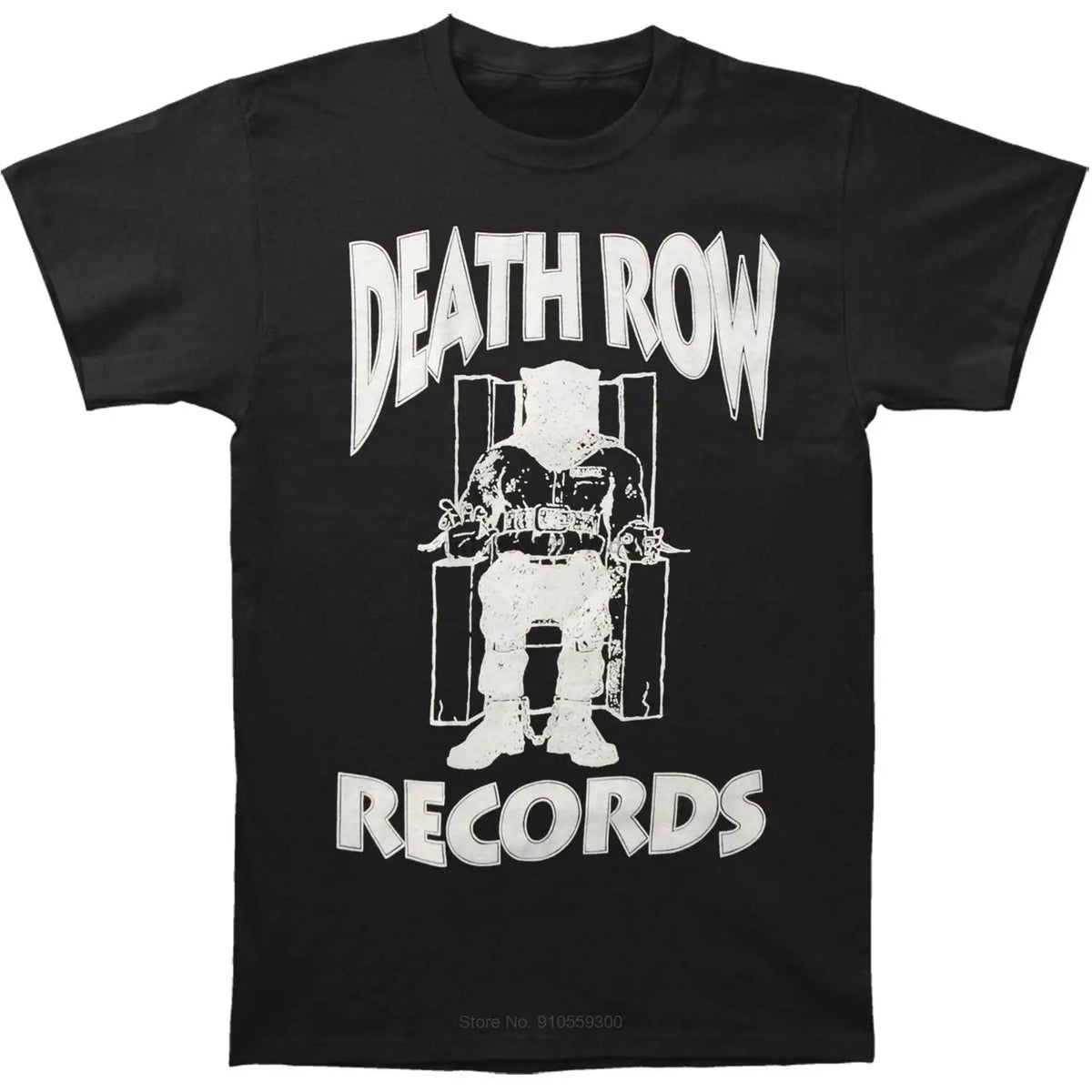 Funny T Shirt Men Novelty Tshirt Death Row Records White Logo T-Shirt cotton tshirt men summer fashion t-shirt euro size by Dropshipman