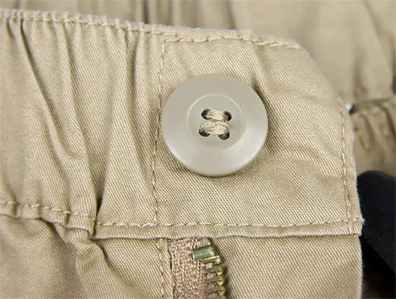 Long Length Cargo Shorts Men Summer Multi-Pocket Casual Cotton Elastic Capri Pants Men Military Tactical Short Hot Breeches 5XL by Dropshipman