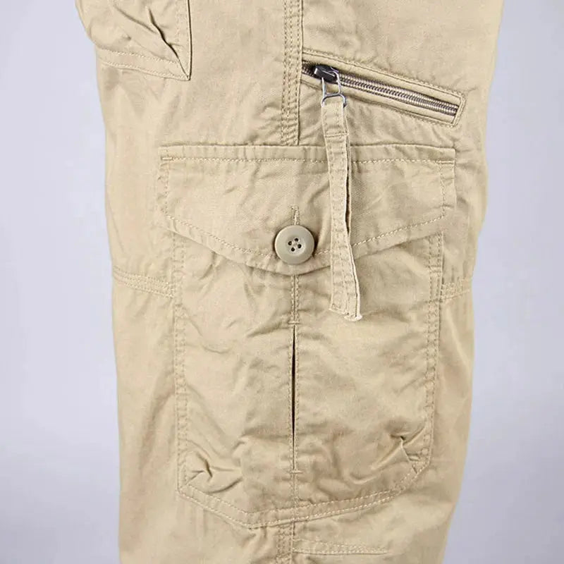 Long Length Cargo Shorts Men Summer Multi-Pocket Casual Cotton Elastic Capri Pants Men Military Tactical Short Hot Breeches  5XL SHOPEZRA L.L.C.