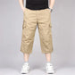 Long Length Cargo Shorts Men Summer Multi-Pocket Casual Cotton Elastic Capri Pants Men Military Tactical Short Hot Breeches  5XL SHOPEZRA L.L.C.