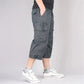 Long Length Cargo Shorts Men Summer Multi-Pocket Casual Cotton Elastic Capri Pants Men Military Tactical Short Hot Breeches  5XL SHOPEZRA L.L.C.