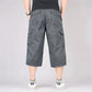 Long Length Cargo Shorts Men Summer Multi-Pocket Casual Cotton Elastic Capri Pants Men Military Tactical Short Hot Breeches  5XL SHOPEZRA L.L.C.