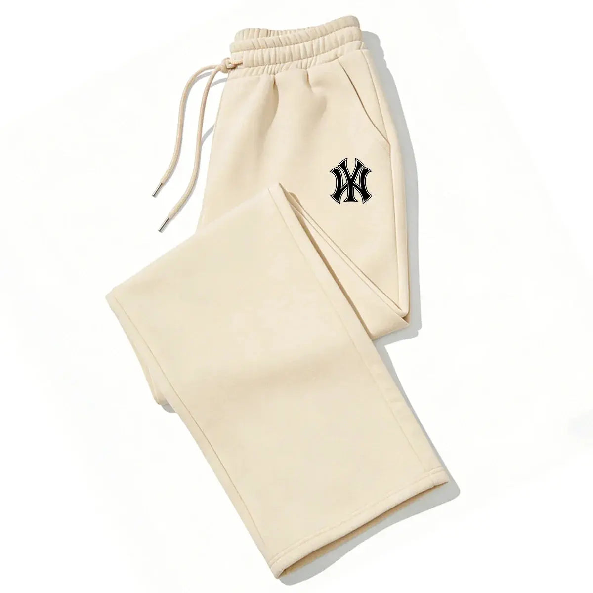 Black men's sweatpants by SHOPEZRA L.L.C. with printing design, elastic waist, soft fabric, casual streetwear joggers, XXL size.
