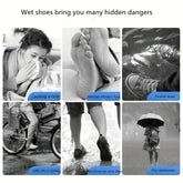 10/20/30pcs Rainy disposable shoe covers, transparent plastic outdoor thick wear-resistant waterproof isolation foot covers SHOPEZRA L.L.C.