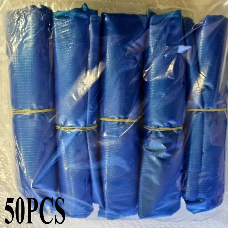 Set of 10/20/30 transparent waterproof disposable shoe covers from SHOPEZRA L.L.C., wear-resistant plastic outdoor rain protection.