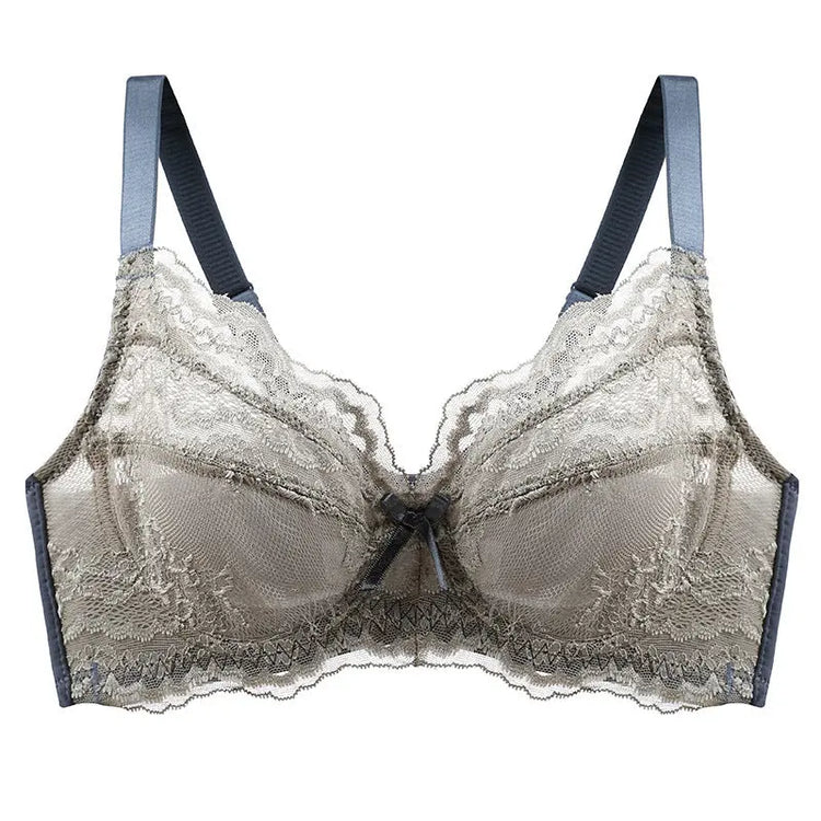 Inter-color sexy transparent underwear ladies with steel ring lace bra gathered comfortable underwear manufacturers wholesale explosions SHOPEZRA L.L.C.
