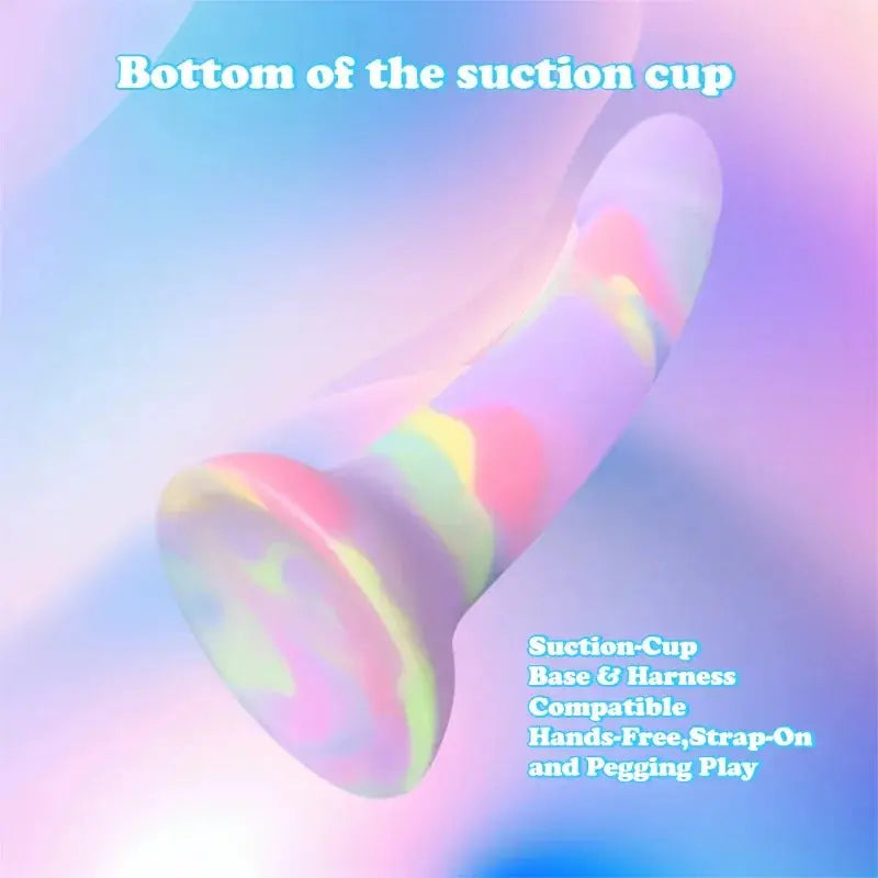 7-inch red liquid silicone realistic dildo with strong suction cup, G-spot design, suitable for women and men, sex toy for anal play