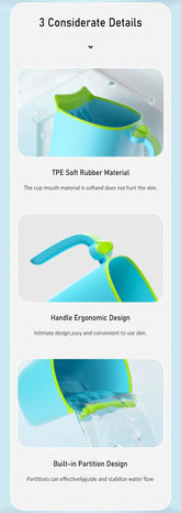 Baby Bath Rinse Cup Newborn Baby Shower  Spoons Child Washing Hair Cup for Bathing Kids Bath Tool SHOPEZRA L.L.C.
