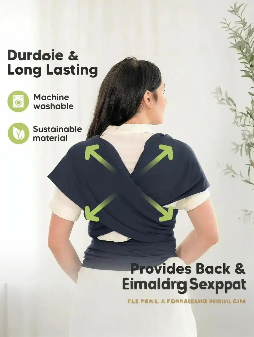Baby Carrier Front-Carrying Multi-Functional Sleeping, Breastfeeding, Outing Device to Free Hands Knitted Fabric SHOPEZRA L.L.C.