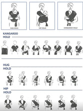 Baby Carrier Front-Carrying Multi-Functional Sleeping, Breastfeeding, Outing Device to Free Hands Knitted Fabric SHOPEZRA L.L.C.