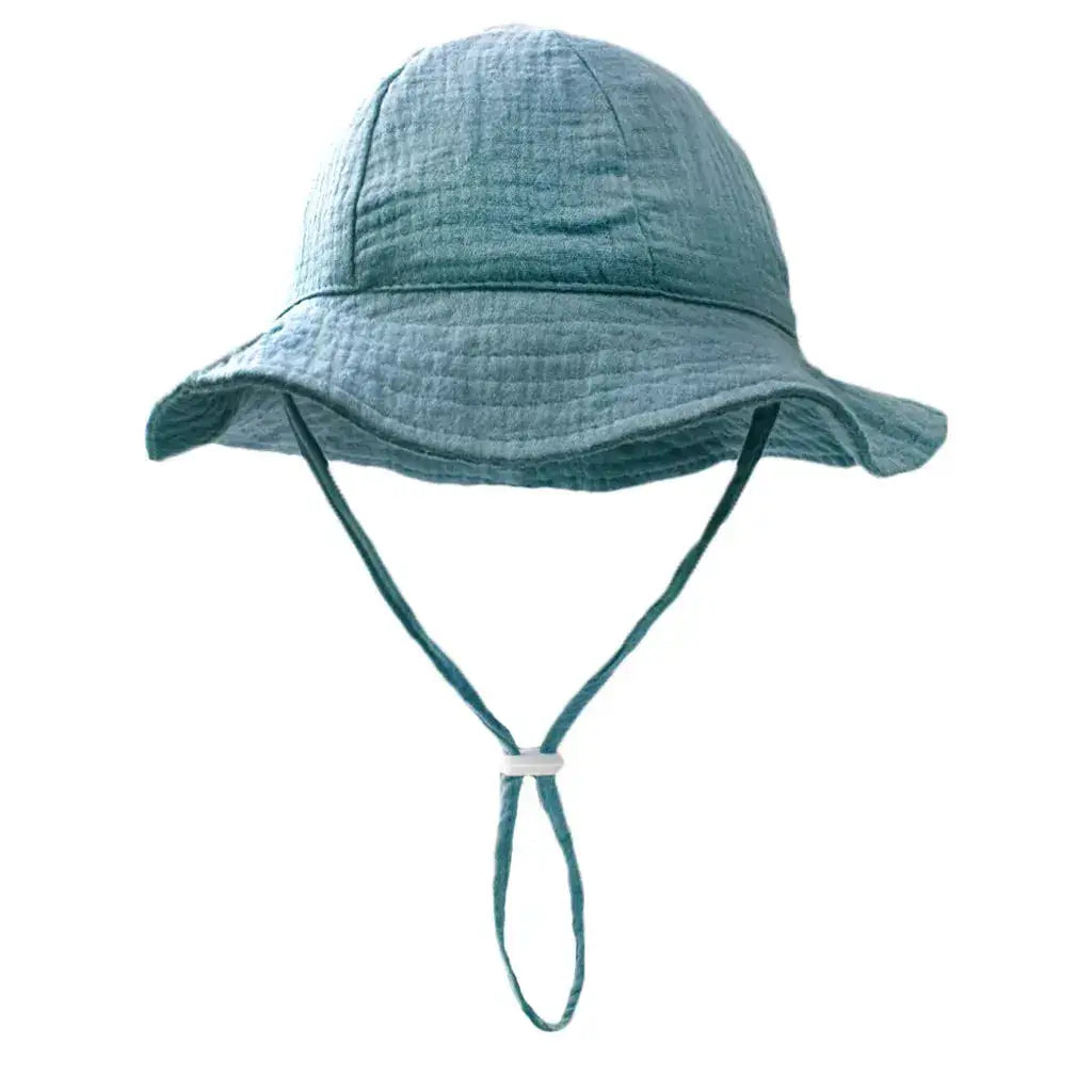 Baby Cotton Bucket Hats New Children Sunscreen Outdoor Caps Boys Girls Print Panama Hat Unisex Beach Fishing Hat For 3-12 Months by Dropshipman