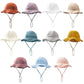 Baby Cotton Bucket Hats New Children Sunscreen Outdoor Caps Boys Girls Print Panama Hat Unisex Beach Fishing Hat For 3-12 Months SHOPEZRA L.L.C.