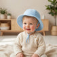 Baby Cotton Bucket Hats New Children Sunscreen Outdoor Caps Boys Girls Print Panama Hat Unisex Beach Fishing Hat For 3-12 Months SHOPEZRA L.L.C.