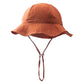 Baby Cotton Bucket Hats New Children Sunscreen Outdoor Caps Boys Girls Print Panama Hat Unisex Beach Fishing Hat For 3-12 Months SHOPEZRA L.L.C.