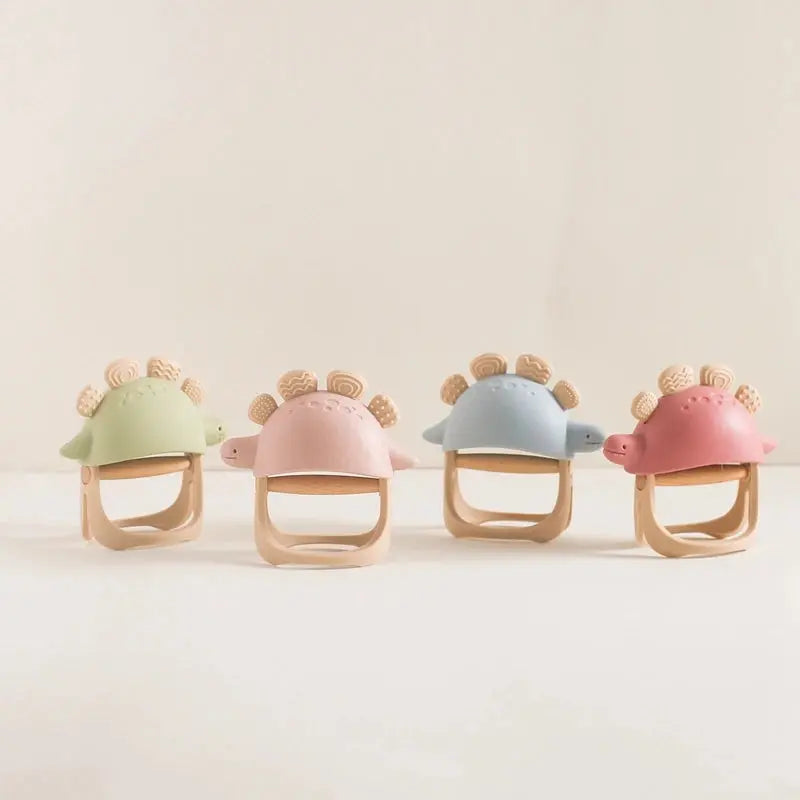 Baby Silicone Teether Dinosaur Silicone Gloves Baby Care Utensils 0 12 Months Dental Care Silicone Rattle Toys Chewing Gum Baby SHOPEZRA L.L.C.