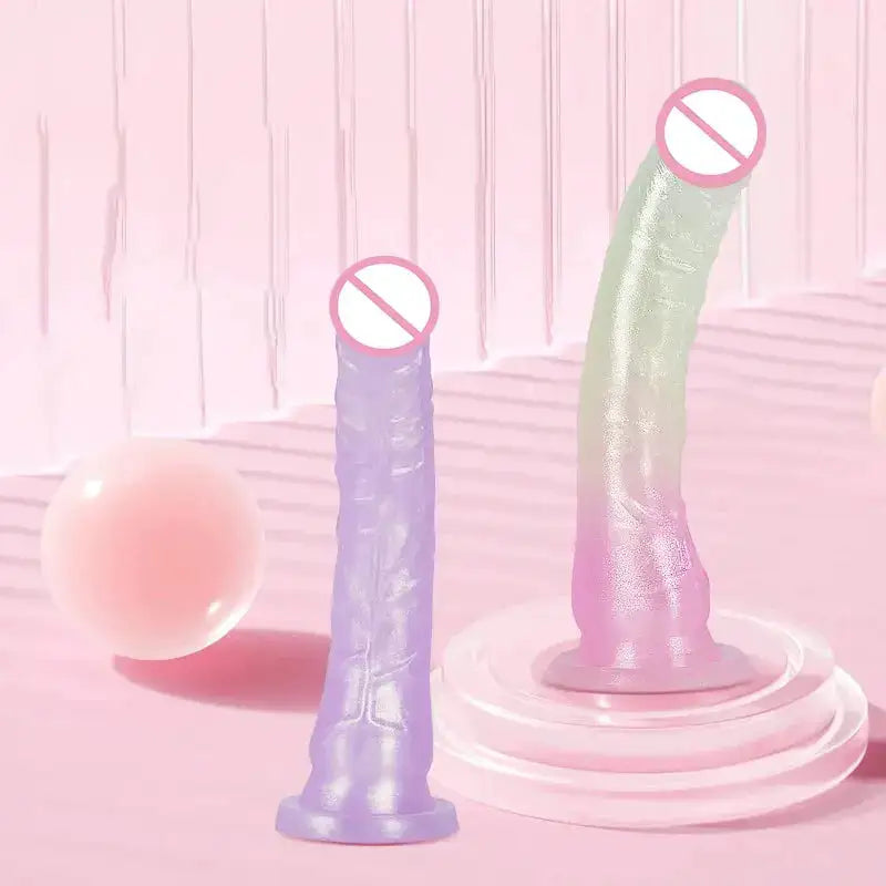 Huge Dildo Realistic Silicone Colorful Dildo Dick Huge Soft Dildo Lesbian Sex Toy Homme G-spot Orgasme Sex Toys For Women Men by Dropshipman