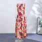 Sexy Printed Flower Long Women&