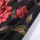 Sexy Printed Flower Long Women&