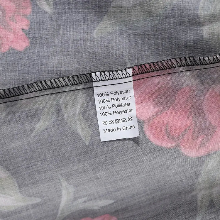 Sexy Printed Flower Long Women&