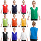 Kids Boys Girls Button Volunteer Vest Solid Color V Neck Sleeveless Waistcoat Volunteers School Camp Activities Uniform SHOPEZRA L.L.C.
