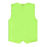 Kids Boys Girls Button Volunteer Vest Solid Color V Neck Sleeveless Waistcoat Volunteers School Camp Activities Uniform SHOPEZRA L.L.C.