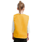 Kids Boys Girls Button Volunteer Vest Solid Color V Neck Sleeveless Waistcoat Volunteers School Camp Activities Uniform SHOPEZRA L.L.C.