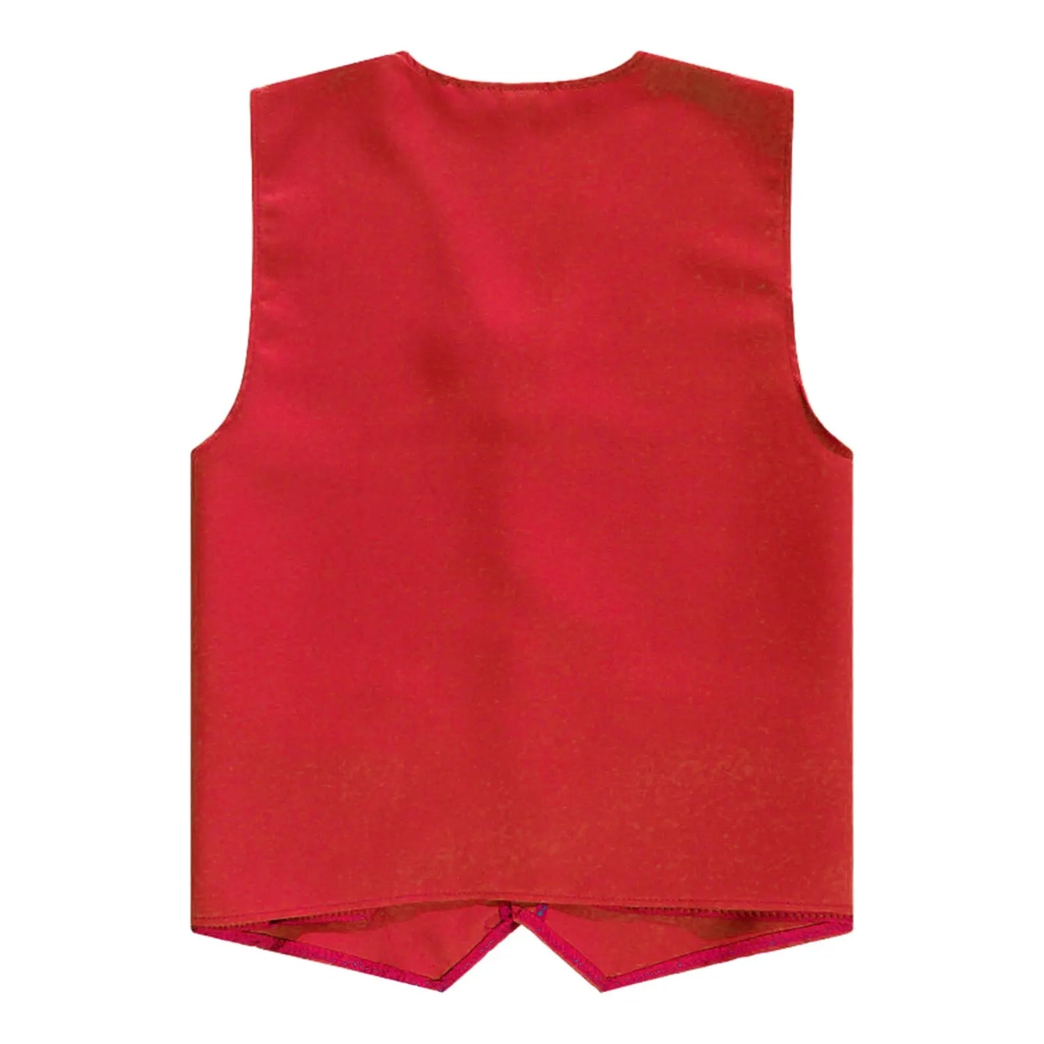 Kids Boys Girls Button Volunteer Vest Solid Color V Neck Sleeveless Waistcoat Volunteers School Camp Activities Uniform SHOPEZRA L.L.C.