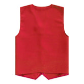 Kids Boys Girls Button Volunteer Vest Solid Color V Neck Sleeveless Waistcoat Volunteers School Camp Activities Uniform SHOPEZRA L.L.C.
