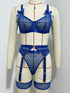 Foreign Trade Cross-Border European and American Popular Sexy Underwear Mesh Sexy Temptation Bow Strap Underwear Set Wholesale SHOPEZRA L.L.C.