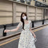 Gentle Floral Dress for Women, Summer 2026 New Chiffon Seaside Vacation First Love Dress, Puff Sleeve Long Dress by Dropshipman