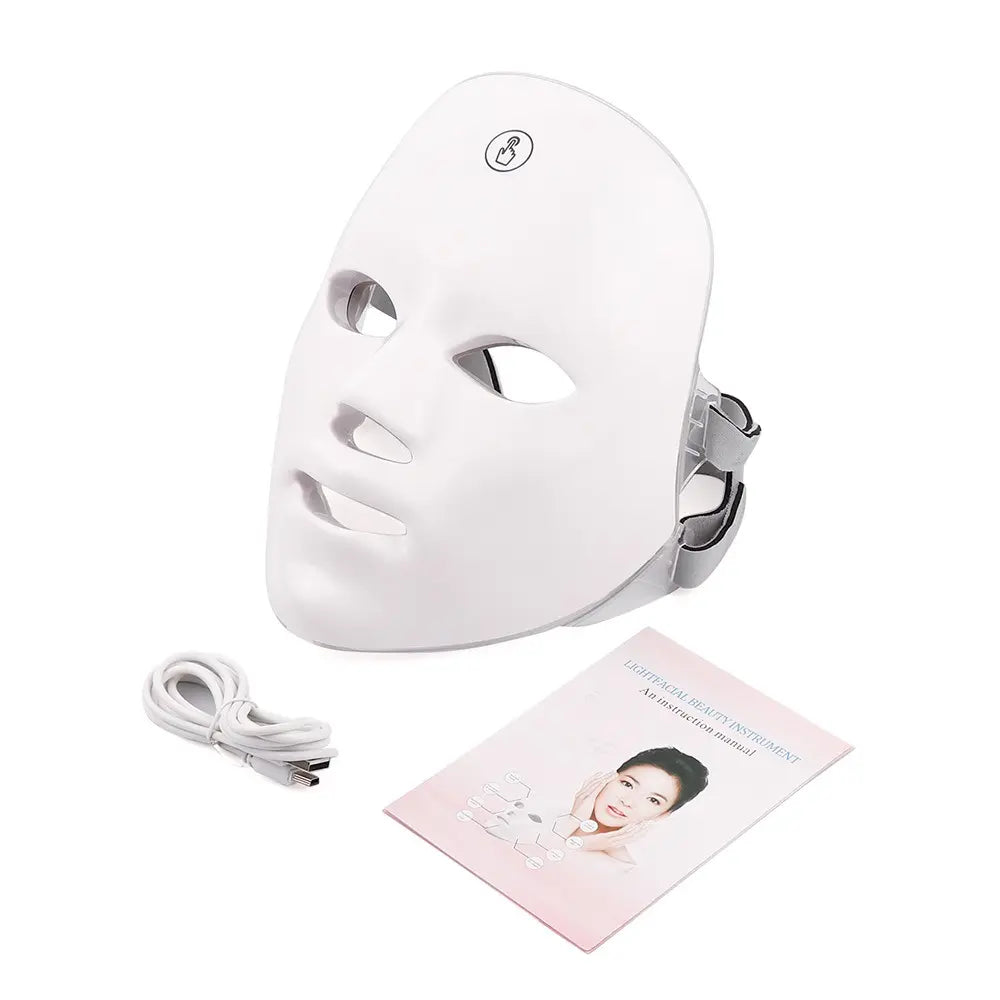 Skin rejuvenation facial beauty device by SHOPEZRA L.L.C., shown in box packaging with sleek design and controls.