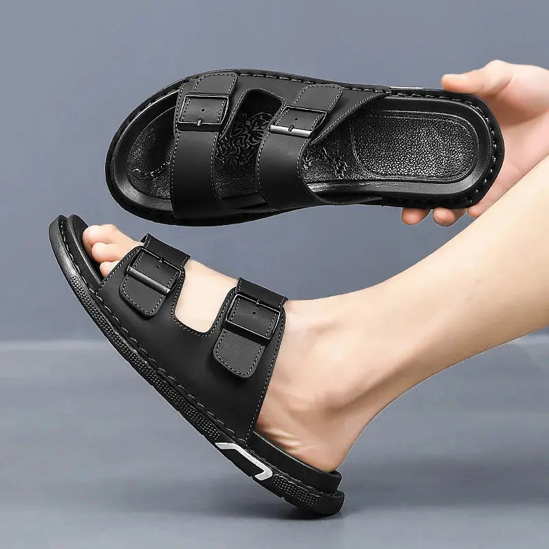 Shoes Men Sandals Slippers Sneaker Leather Men&