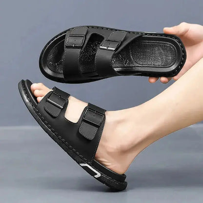 Shoes Men Sandals Slippers Sneaker Leather Men&