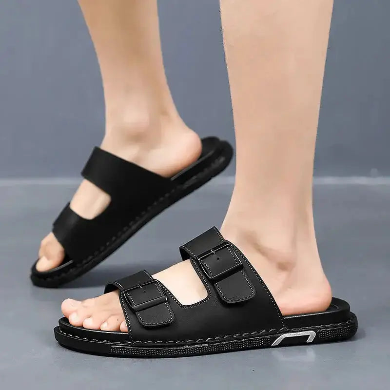 Shoes Men Sandals Slippers Sneaker Leather Men&