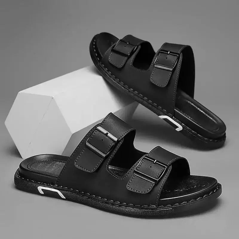 Shoes Men Sandals Slippers Sneaker Leather Men&